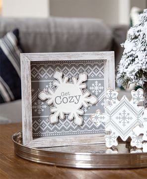Picture of Get Cozy Snowflake Sweater Frame