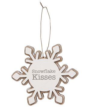 Picture of Merry & Bright Layered Snowflake Ornaments, 3/Set