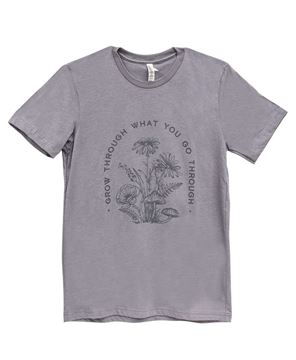 Picture of Grow Through What You Go Through T-Shirt, Heather Storm