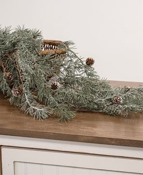 Picture of Iced Weeping Pine Garland, 4ft