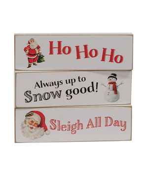 Picture of Sleigh All Day Thin Mini Block, 3 Asstd.