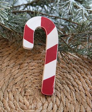 Picture of Wooden Candy Cane Hanger, 5"