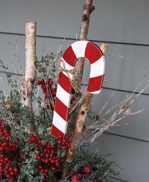 Picture of Large Candy Cane Accent/Planter Stake