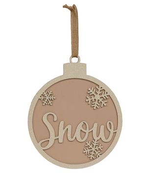 Picture of Glittered "Snow" Bulb Hanger