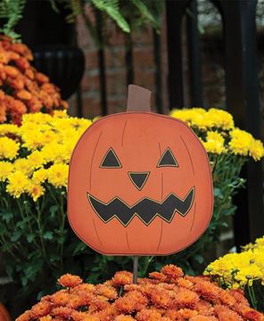 Picture of Jack O'Lantern Accent/Planter Stake, 10"H