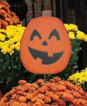Picture of Jack O'Lantern Accent/Planter Stake, 12"H