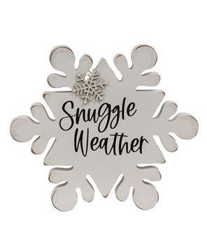 Picture of Snuggle Weather Chunky Snowflake Sitter