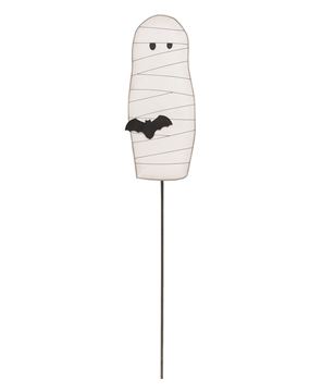 Picture of Wooden Mummy & Bat Accent/Planter Stake