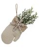 Picture of Waffle Weave Snowflake Mitten Hanger w/Greenery