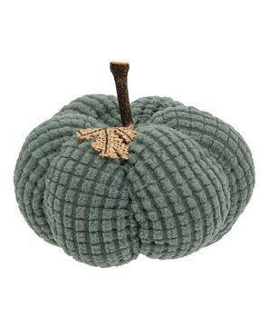 Picture of Teal Waffle Weave Pumpkin, Medium