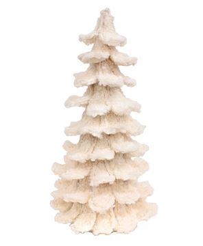 Picture of White Sherpa Christmas Tree, 17.5"H