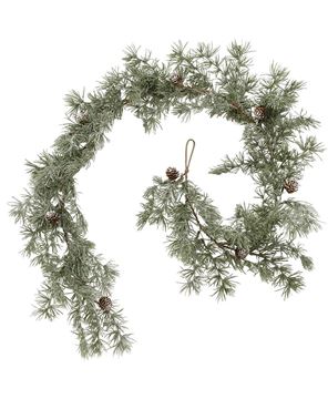 Picture of Iced Weeping Pine Garland, 5ft
