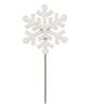 Picture of Glittered Layered Wooden Snowflake Accent/Planter Stake, 11"