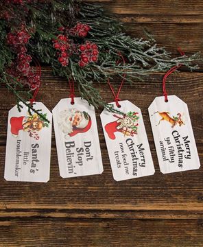 Picture of Merry Christmas Ya Filthy Animal Gift Tags, 4/Set