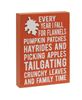 Picture of Tailgating Box Sign