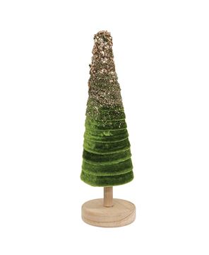 Picture of Sparkle Velvet Christmas Tree, 9.75"H