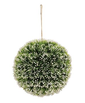 Picture of Snowy Pine Kissing Ball Ornament, 7"