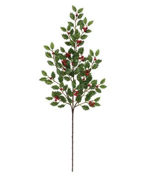 Picture of Merry Little Holly & Berries Spray, 28"