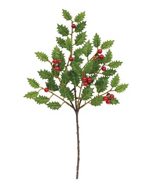 Picture of Merry Little Holly & Berries Pick, 15"