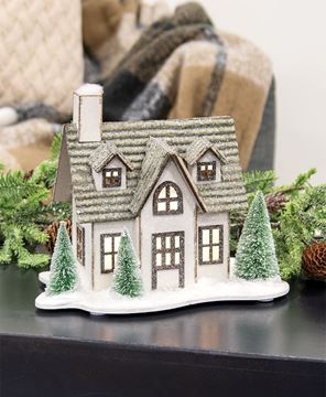 Picture of Winter Sparkle Forest LED House w/Trees