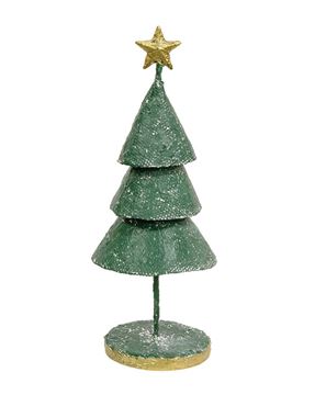 Picture of Distressed Textured Metal Christmas Tree, 12"
