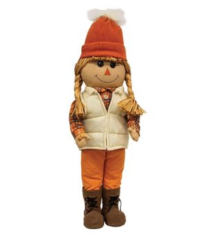 Picture of Cozy Standing Raggedy Scarecrow Boy or Girl, 2 Asstd.