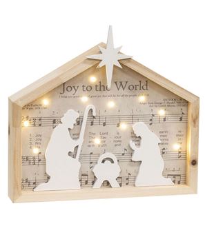 Picture of Joy to the World LED Nativity Frame