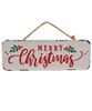 Picture of Distressed Metal "Merry Christmas" Street Sign Hanger