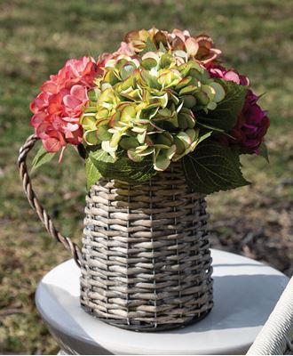 Picture of Gray Willow Water Pitcher Planter Basket, Small