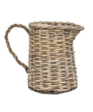 Picture of Gray Willow Water Pitcher Planter Basket, Small