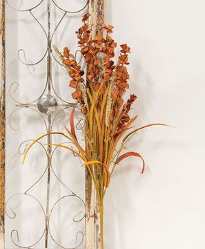 Picture of Fall Wildflower, Heather, & Dried Grass Spray, 25"