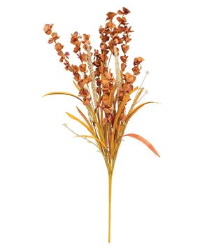 Picture of Fall Wildflower, Heather, & Dried Grass Spray, 25"