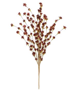 Picture of Fall Blossoms Spray, Burgundy, 24"